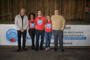 O coordenador da ComJovem, Jácomo Isotton, durante a realizaçao do 1º Motorista em Família (Fotos Cleber Gomes)